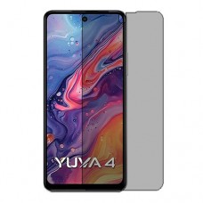 Lava Yuva 4  מגן מסך הידרוג'ל פרטיות (סיליקון) יחידה אחת סקרין מובייל