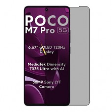 Xiaomi Poco M7 Pro 5G  מגן מסך הידרוג'ל פרטיות (סיליקון) יחידה אחת סקרין מובייל