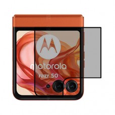 Motorola Razr 50 - Folded  מגן מסך הידרוג'ל פרטיות (סיליקון) יחידה אחת סקרין מובייל