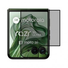 Motorola Razr 50 Ultra - Folded  מגן מסך הידרוג'ל פרטיות (סיליקון) יחידה אחת סקרין מובייל
