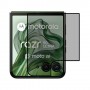 Motorola Razr 50 Ultra - Folded  מגן מסך הידרוג'ל פרטיות (סיליקון) יחידה אחת סקרין מובייל
