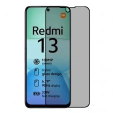 Xiaomi Redmi 13  מגן מסך הידרוג'ל פרטיות (סיליקון) יחידה אחת סקרין מובייל