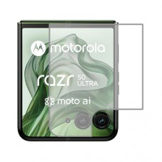 Motorola Razr 50 Ultra - Folded  מגן מסך הידרוג'ל שקוף (סיליקון) יחידה אחת סקרין מובייל