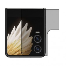 Tecno Phantom V Flip2 - Folded מגן מסך הידרוג'ל פרטיות (סיליקון) יחידה אחת סקרין מובייל