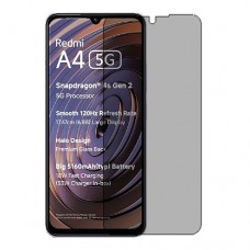 Xiaomi Redmi A4 מגן מסך הידרוג'ל פרטיות (סיליקון) יחידה אחת סקרין מובייל