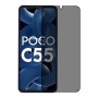 Xiaomi Poco C55 מגן מסך הידרוג'ל פרטיות (סיליקון) יחידה אחת סקרין מובייל