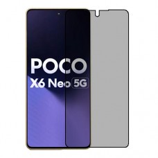 Xiaomi Poco X6 Neo מגן מסך הידרוג'ל פרטיות (סיליקון) יחידה אחת סקרין מובייל