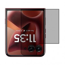Motorola Razr Ultra 2025 - Folded  מגן מסך הידרוג'ל פרטיות (סיליקון) יחידה אחת סקרין מובייל