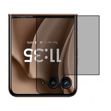 Motorola Razr+ 2025 - Folded  מגן מסך הידרוג'ל פרטיות (סיליקון) יחידה אחת סקרין מובייל