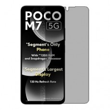 Xiaomi Poco M7  מגן מסך הידרוג'ל פרטיות (סיליקון) יחידה אחת סקרין מובייל