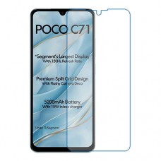 Xiaomi Poco C71 4G  מגן מסך נאנו זכוכית 9H יחידה אחת סקרין מובייל