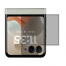 Motorola Razr 60 - Folded  מגן מסך נאנו זכוכית 9H פרטיות יחידה אחת סקרין מובייל