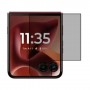 Motorola Razr 60 Ultra - Folded  מגן מסך נאנו זכוכית 9H פרטיות יחידה אחת סקרין מובייל