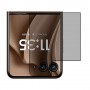 Motorola Razr+ 2025 - Folded  מגן מסך נאנו זכוכית 9H פרטיות יחידה אחת סקרין מובייל