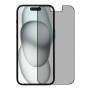 Apple iPhone 15 מגן מסך נאנו זכוכית 9H פרטיות יחידה אחת סקרין מובייל