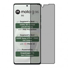 Motorola G96 5G  מגן מסך הידרוג'ל פרטיות (סיליקון) יחידה אחת סקרין מובייל