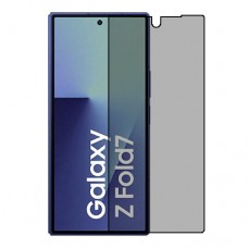 Samsung Galaxy Z Fold7 - Folded  מגן מסך הידרוג'ל פרטיות (סיליקון) יחידה אחת סקרין מובייל