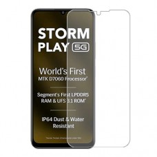 Lava Storm Play 5G  מגן מסך הידרוג'ל שקוף (סיליקון) יחידה אחת סקרין מובייל