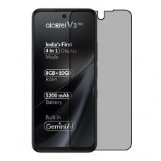 Alcatel V3 Pro 5G  מגן מסך נאנו זכוכית 9H פרטיות יחידה אחת סקרין מובייל