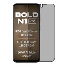 Lava Bold N1 Pro  מגן מסך נאנו זכוכית 9H פרטיות יחידה אחת סקרין מובייל
