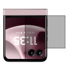 [4 יחידות] Motorola Razr 70 - Folded  מגן מסך הידרוג'ל פרטיות (סיליקון) סקרין מובייל