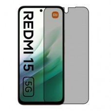 Xiaomi Redmi 15 5G  מגן מסך הידרוג'ל פרטיות (סיליקון) יחידה אחת סקרין מובייל
