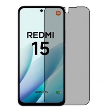 Xiaomi Redmi 15  מגן מסך הידרוג'ל פרטיות (סיליקון) יחידה אחת סקרין מובייל