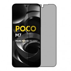 Xiaomi Poco M7  מגן מסך נאנו זכוכית 9H פרטיות יחידה אחת סקרין מובייל