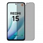 Xiaomi Redmi 15  מגן מסך נאנו זכוכית 9H פרטיות יחידה אחת סקרין מובייל