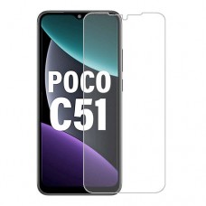 Xiaomi Poco C51 מגן מסך הידרוג'ל שקוף (סיליקון) יחידה אחת סקרין מובייל