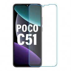 Xiaomi Poco C51 מגן מסך נאנו זכוכית 9H יחידיה אחת סקרין מובייל