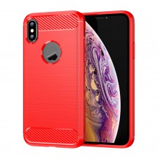כיסוי עבור Apple iPhone X בצבע - אדום