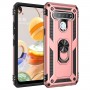 כיסוי עבור LG Q61 בצבע - זהב ורד