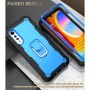 כיסוי עבור LG Velvet בצבע - שחור + כחול