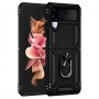 כיסוי עבור Samsung Galaxy Z Flip3 5G בצבע - שחור