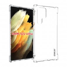 כיסוי עבור Samsung Galaxy S22 Ultra 5G כיסוי שקוף - בצבע שקוף