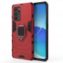 כיסוי עבור Oppo Reno6 Pro 5G כיסוי צבעוני - בצבע אדום