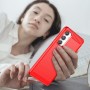 כיסוי עבור Samsung Galaxy M55 כיסוי צבעוני - בצבע אדום