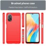 כיסוי עבור Oppo A18 כיסוי צבעוני - בצבע אדום