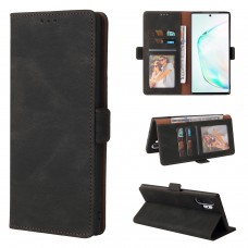 כיסוי עבור Samsung Galaxy Note10+ 5G כיסוי ארנק / ספר - בצבע שחור