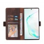 כיסוי עבור Samsung Galaxy Note10+ כיסוי ארנק / ספר - בצבע חום