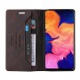 כיסוי עבור Samsung Galaxy A10 כיסוי ארנק / ספר - בצבע חום