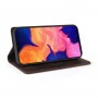 כיסוי עבור Samsung Galaxy A10 כיסוי ארנק / ספר - בצבע חום