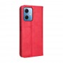 כיסוי עבור Xiaomi Poco X5 כיסוי ארנק / ספר - בצבע אדום