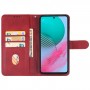 כיסוי עבור Samsung Galaxy F54 כיסוי ארנק / ספר - בצבע אדום