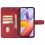 כיסוי עבור Xiaomi Redmi A2+ כיסוי ארנק / ספר - בצבע אדום