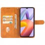 כיסוי עבור Xiaomi Redmi A2+ כיסוי ארנק / ספר - בצבע חום