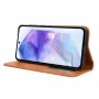 כיסוי עבור Samsung Galaxy A55 כיסוי ארנק / ספר - בצבע חום