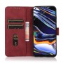 כיסוי עבור Xiaomi Redmi Note 13 Pro 4G כיסוי ארנק / ספר - בצבע אדום