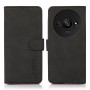 כיסוי עבור Xiaomi Redmi A3 כיסוי ארנק / ספר - בצבע שחור